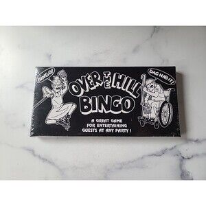 Vintage 1992 Over the Hill  Entertaining Bingo Game Style #40245 Brand New